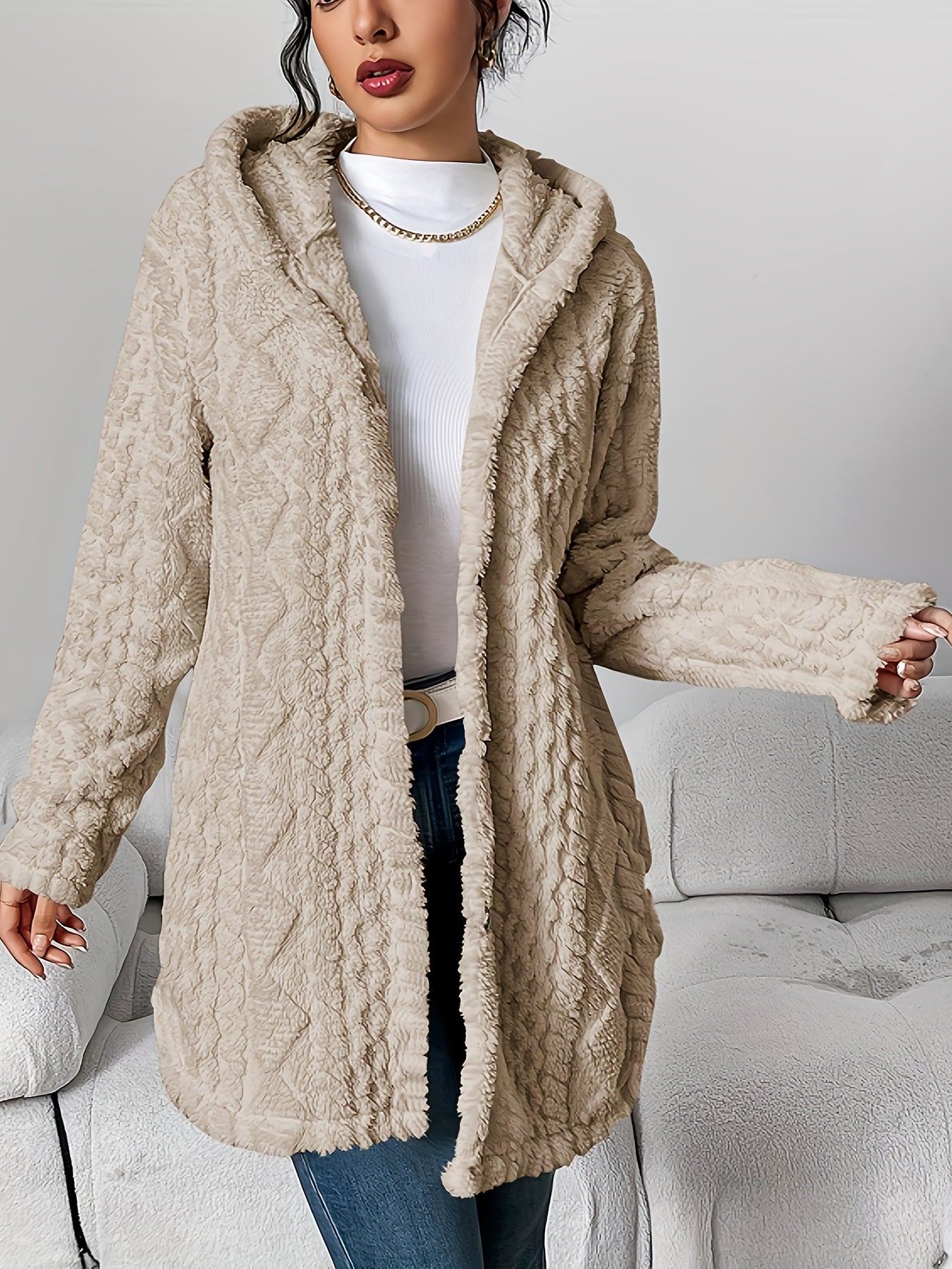Cardigan Capuche Cozy Chic