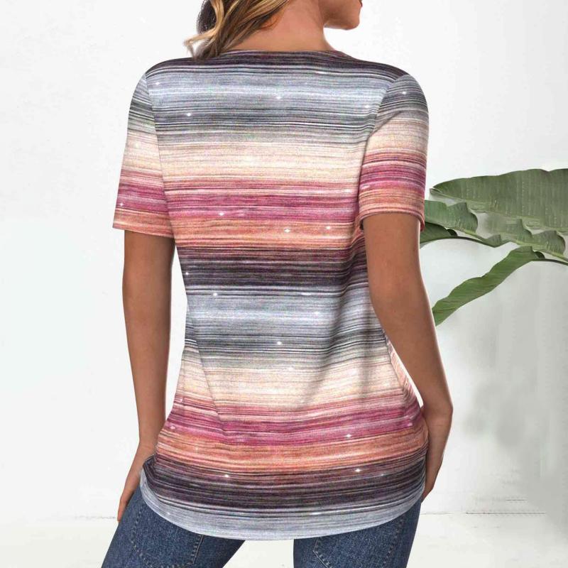 Blouse Dégradée Décontractée