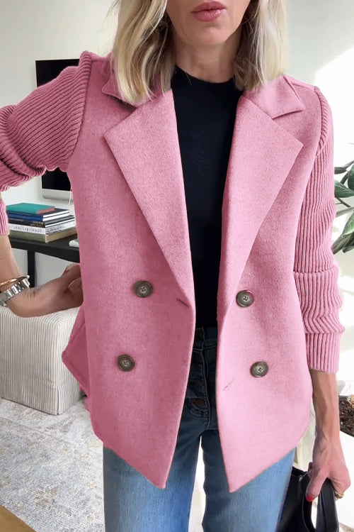 Blazer Sasha – Maille Tricot & Élégance Décontractée