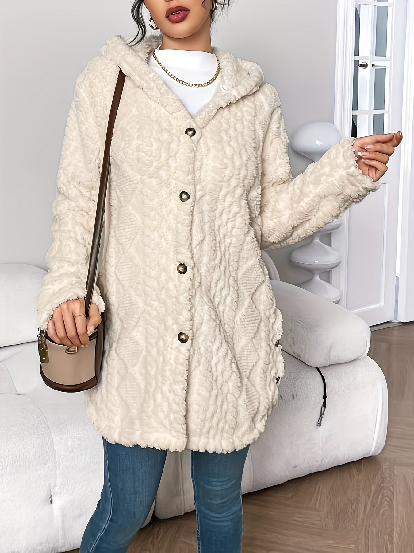 Cardigan Capuche Cozy Chic