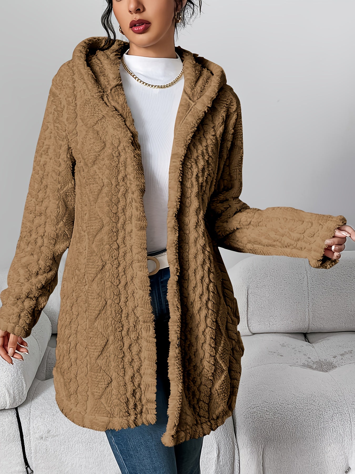 Cardigan Capuche Cozy Chic