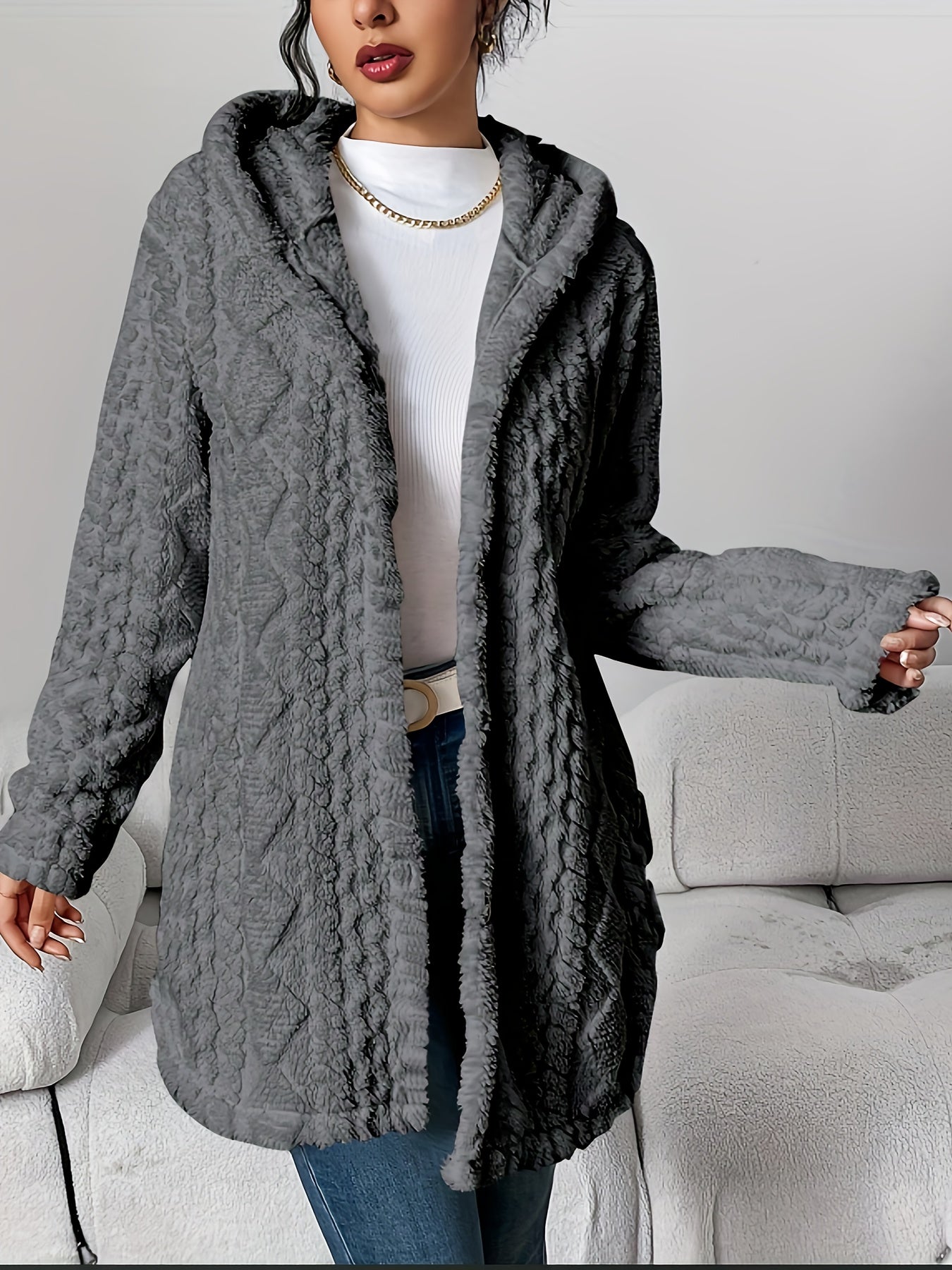 Cardigan Capuche Cozy Chic