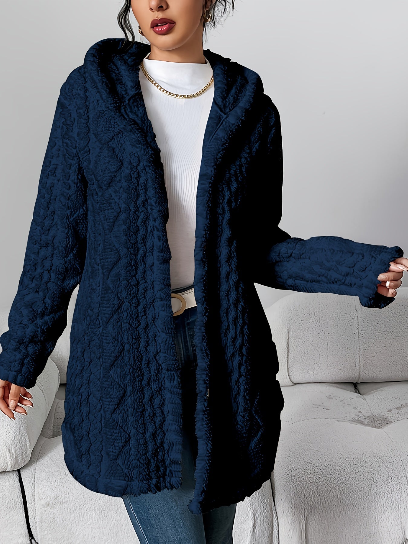 Cardigan Capuche Cozy Chic