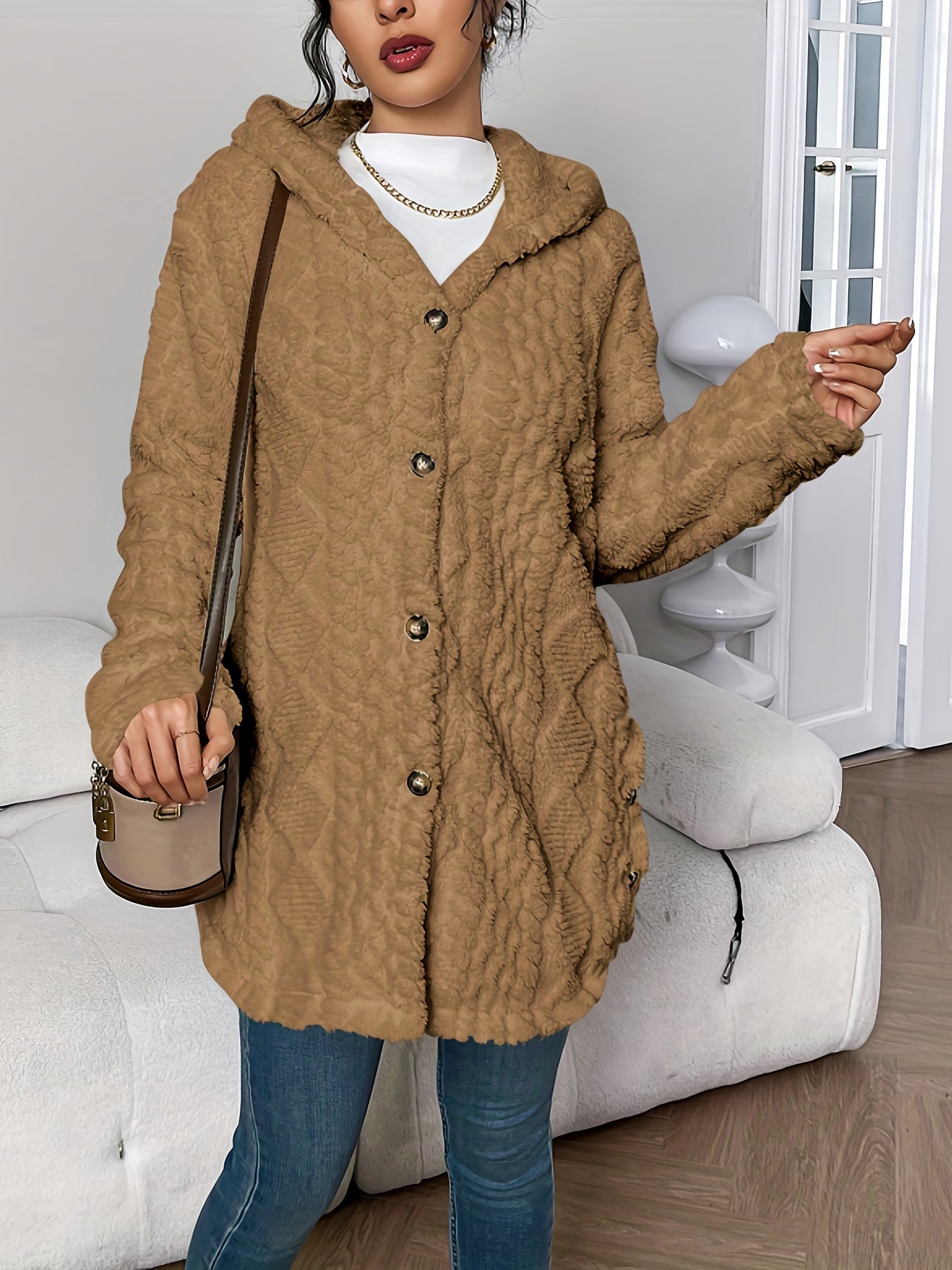 Cardigan Capuche Cozy Chic