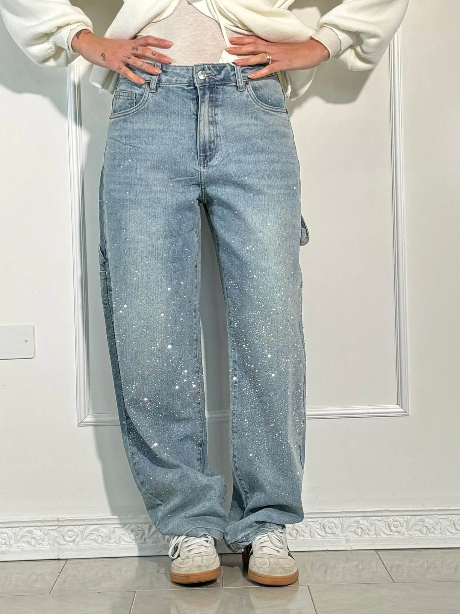 Jean en denim Balloon Carpenter Shine