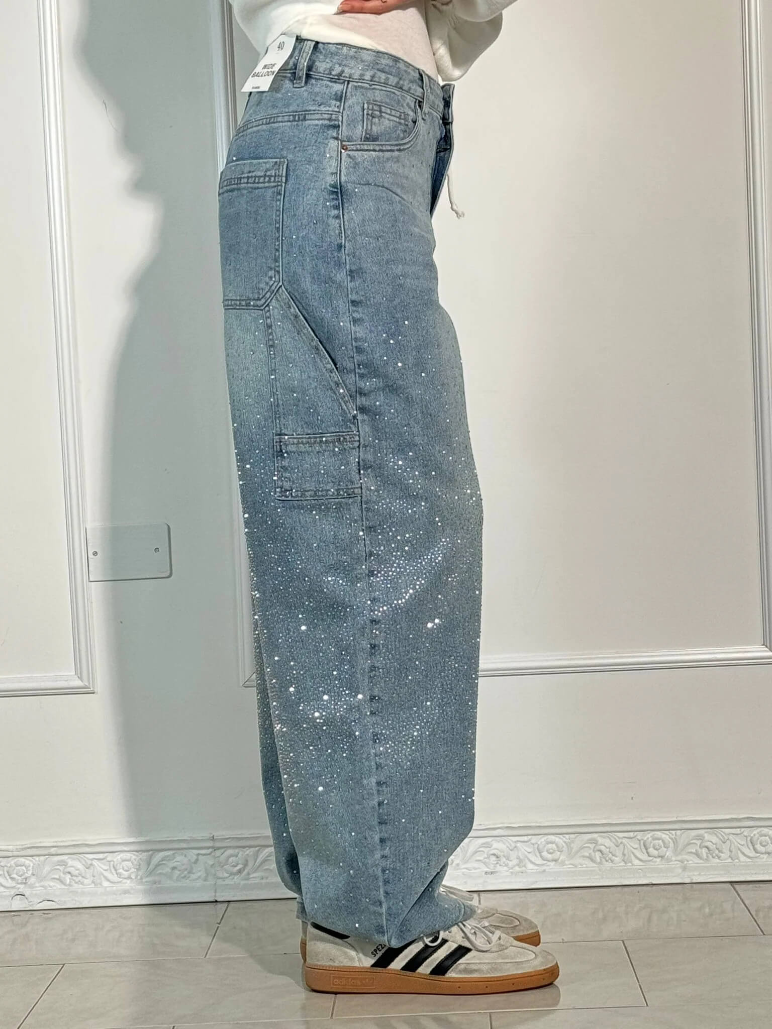 Jean en denim Balloon Carpenter Shine