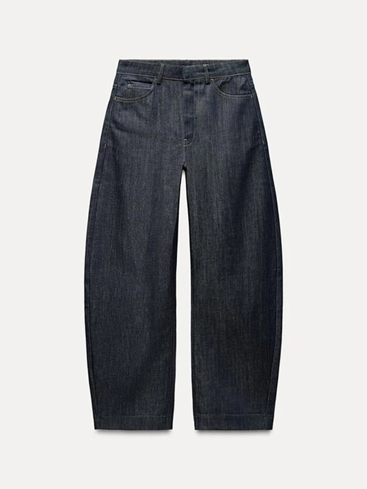 Aaliyah – Ensemble 2 pièces denim élégant veste et pantalon droit
