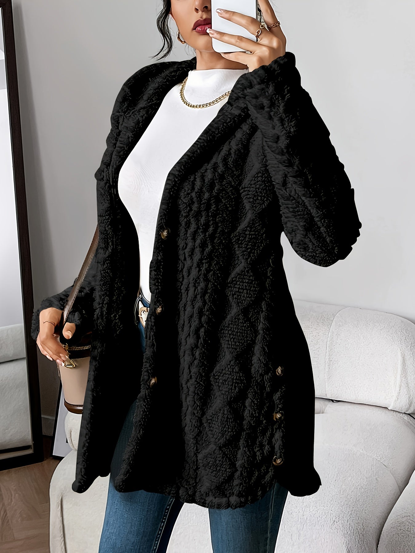 Cardigan Capuche Cozy Chic