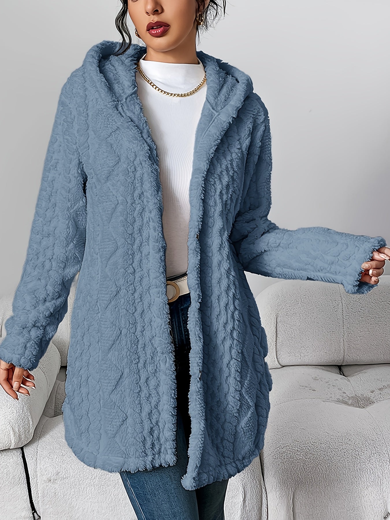 Cardigan Capuche Cozy Chic