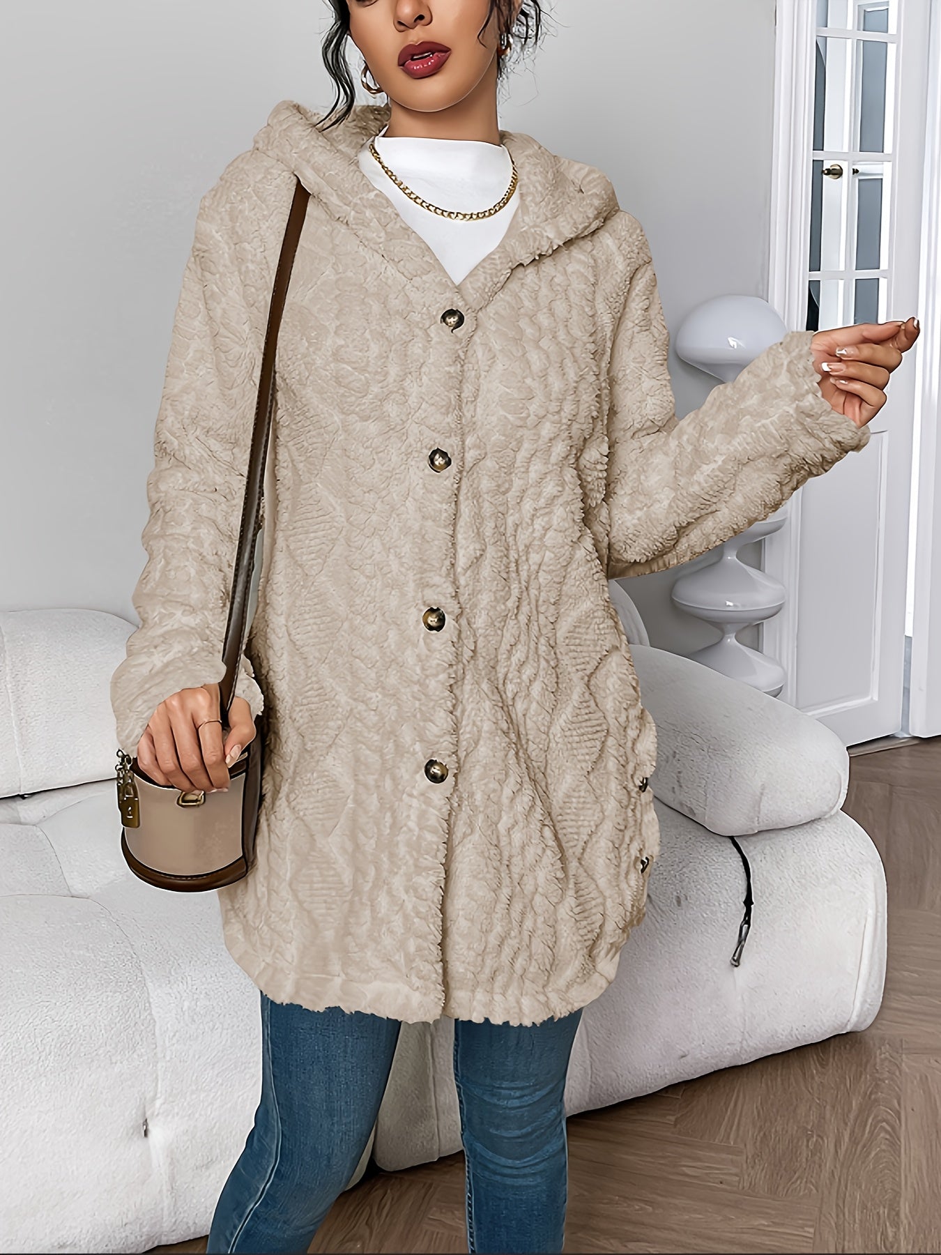 Cardigan Capuche Cozy Chic