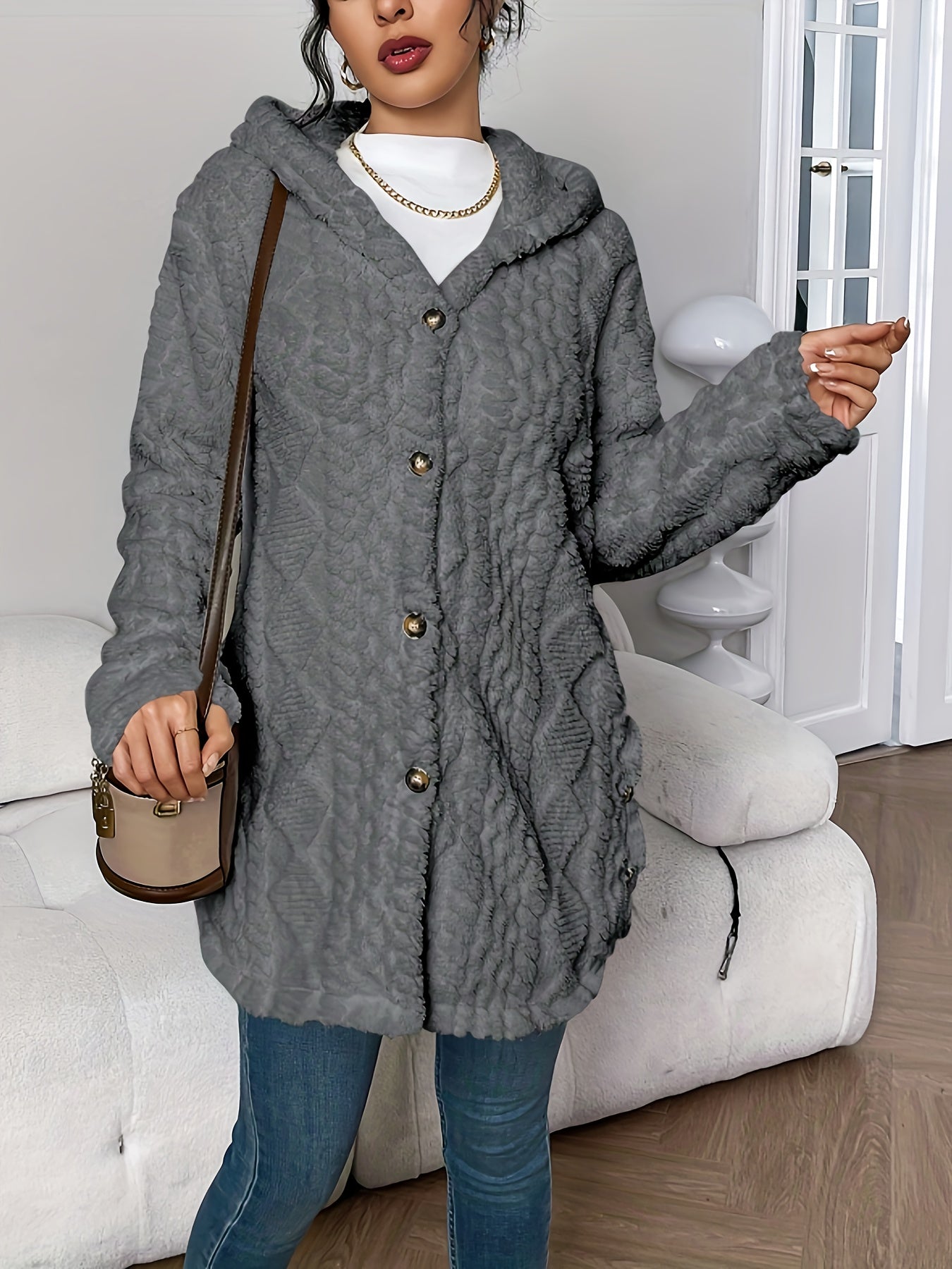 Cardigan Capuche Cozy Chic