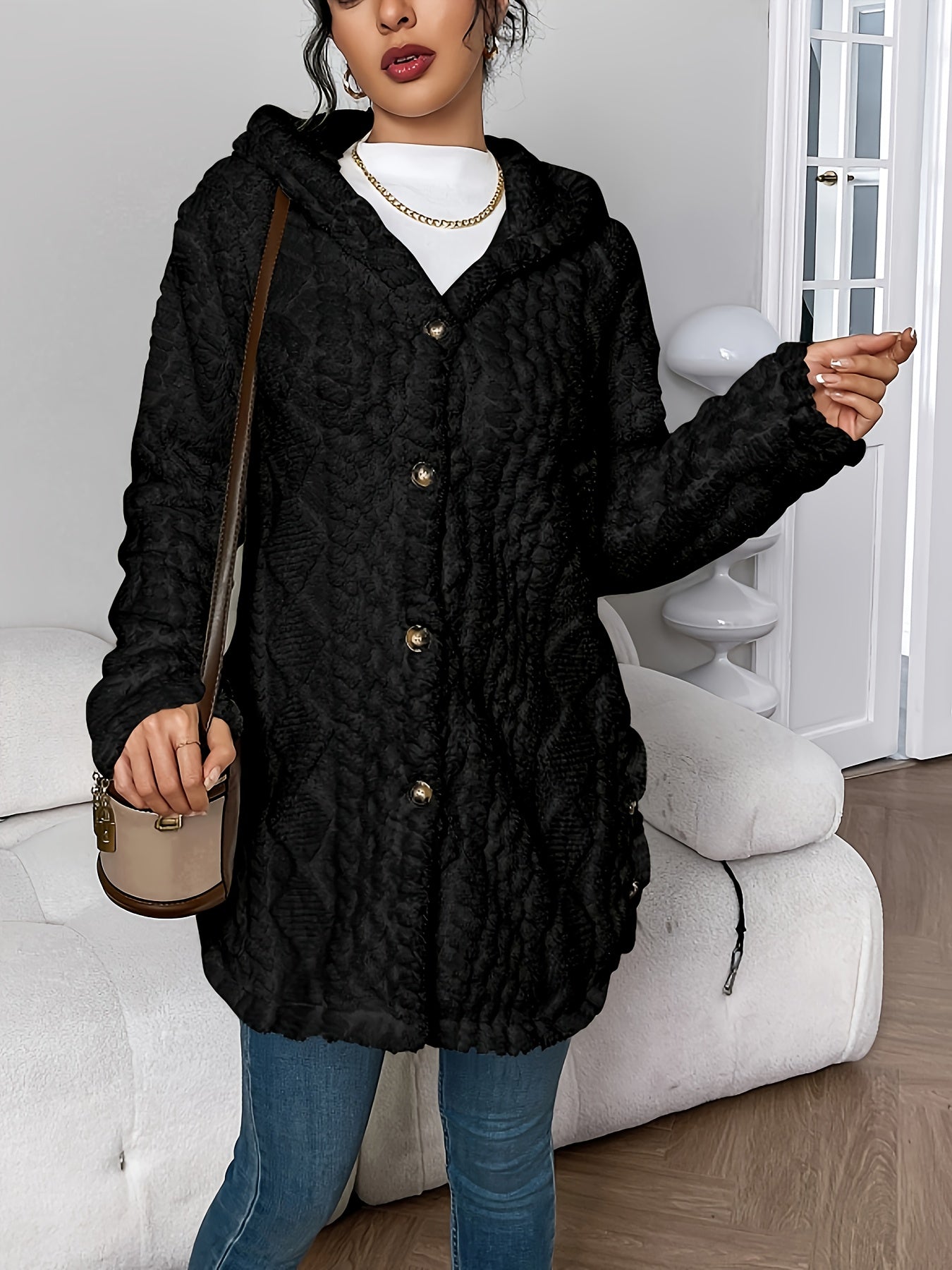 Cardigan Capuche Cozy Chic