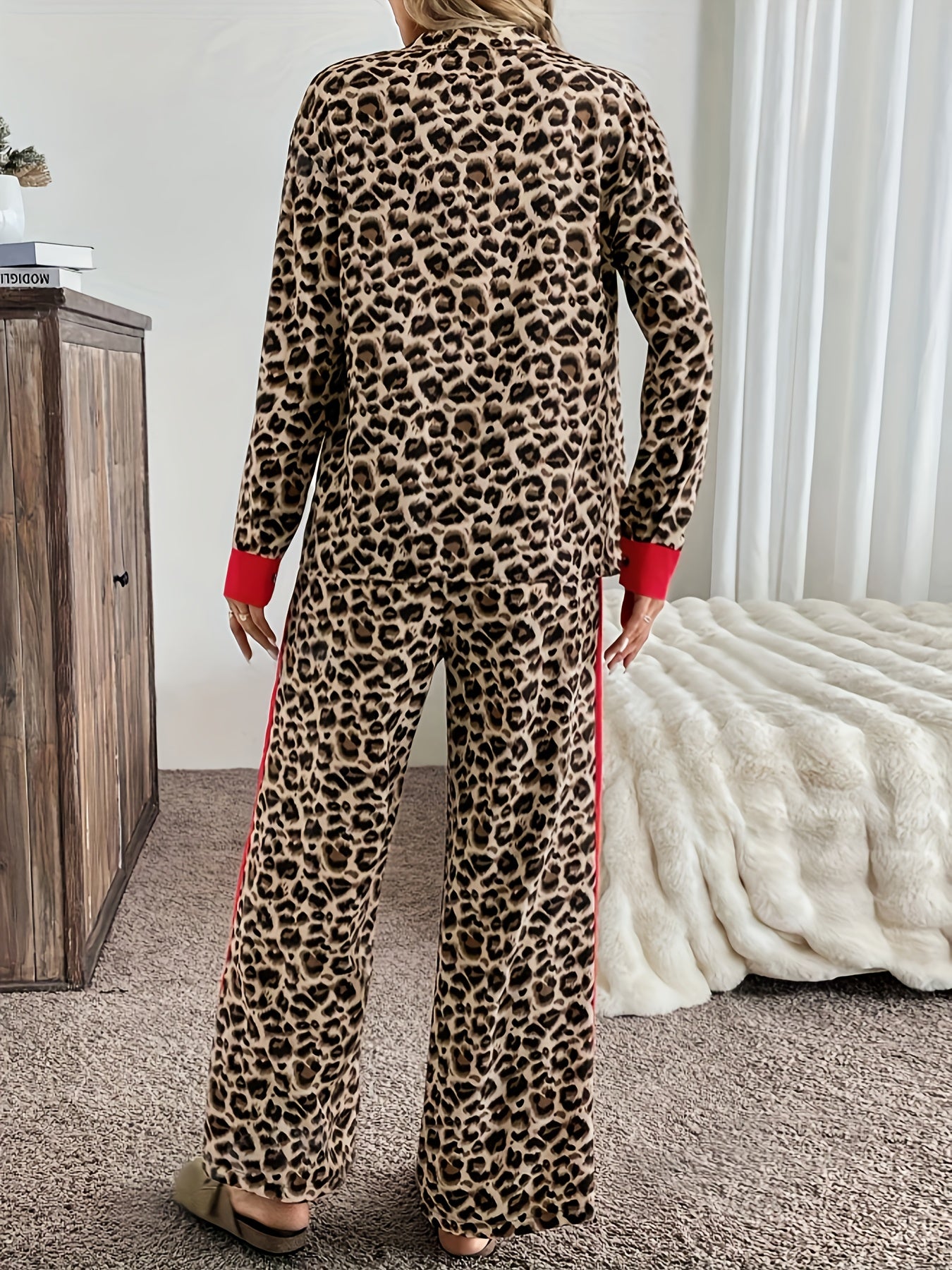 Livia – Ensemble fluide imprimé léopard chic et confortable