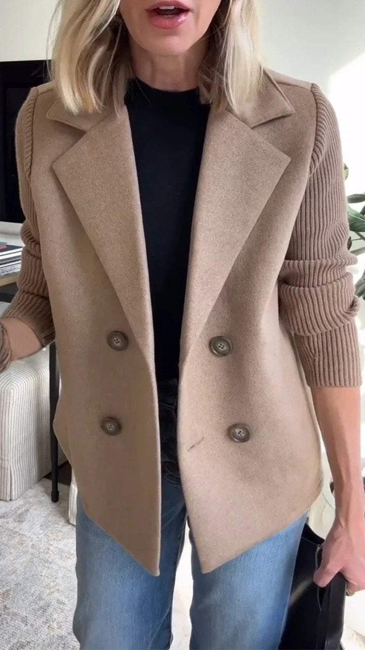 Blazer Sasha – Maille Tricot & Élégance Décontractée