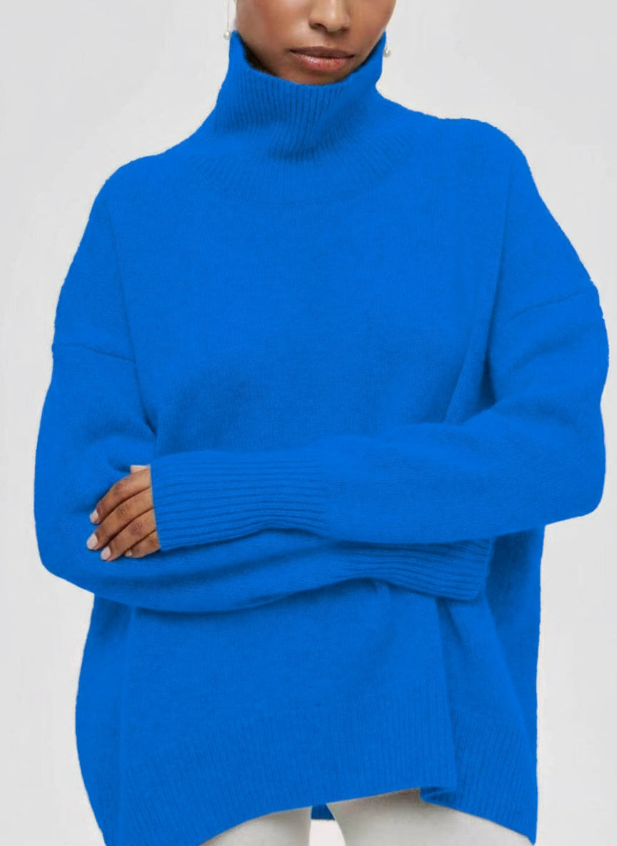 Pull Merlina – Col Roulé & Coupe Loose