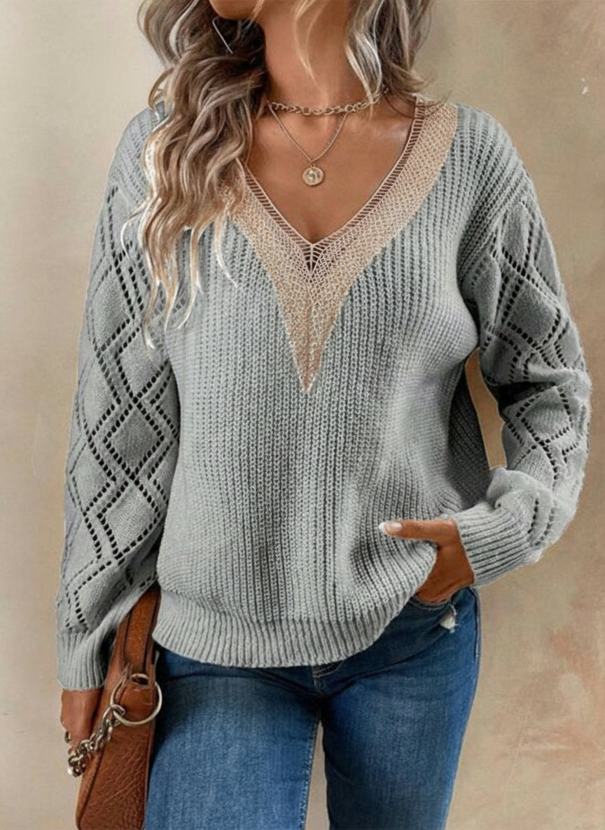 Pull Marvina – Tricot Casual Col V