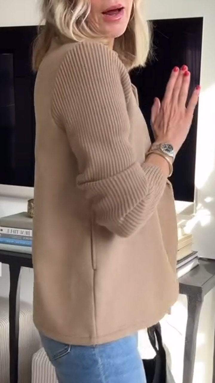 Blazer Sasha – Maille Tricot & Élégance Décontractée