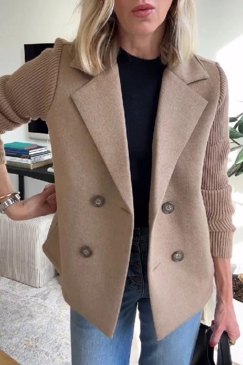 Blazer Sasha – Maille Tricot & Élégance Décontractée