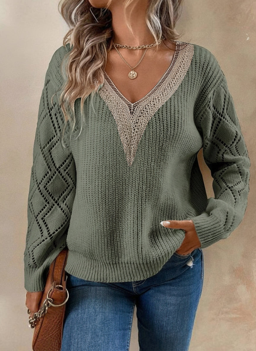 Pull Marvina – Tricot Casual Col V