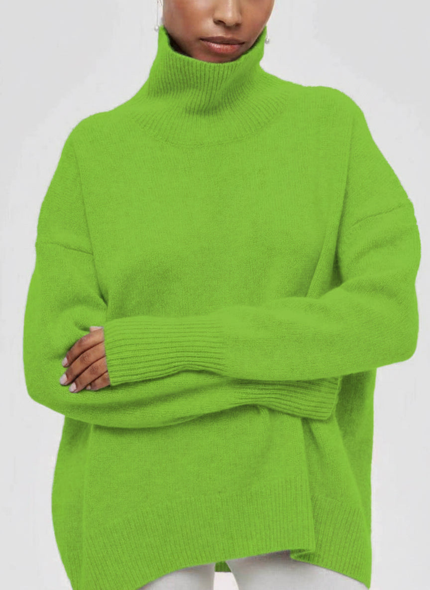 Pull Merlina – Col Roulé & Coupe Loose