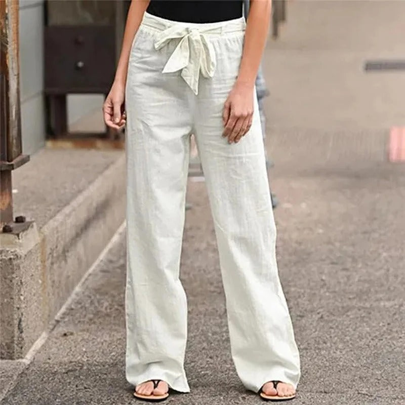 Calista – pantalon fluide en coton et lin