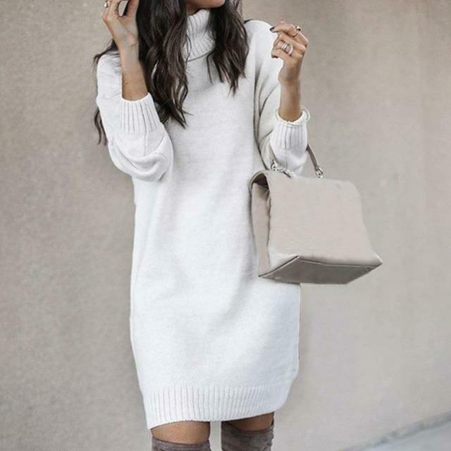Robe Tricotée Décontractée
